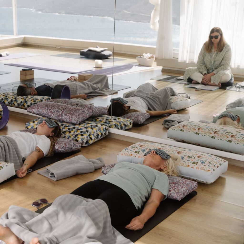 Yoga nidra session